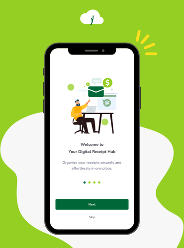 Yubilly QR code for instant paperless receipt checkout